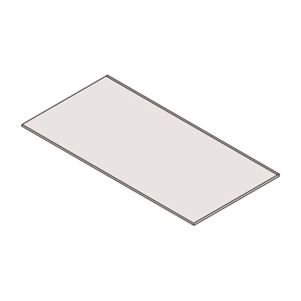 エスキャビネット 木目天板 HTRA-0218TT-82 W1800 × D900 [ ブラックウォールナットD ]