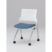 モノンチェア ネスタブルタイプ KLD217SA-Z5W9B4　樹脂メッシュバック・肘なし SA張地［B4/ダックブルー］