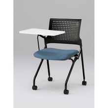 モノンチェア ネスタブルタイプ KLD218SA-T1T1B4　樹脂メッシュバック・メモ台付 SA張地［B4/ダックブルー］