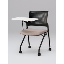 モノンチェア ネスタブルタイプ KLD218SA-T1T1F6　樹脂メッシュバック・メモ台付 SA張地［F6/グレイッシュブラウン］