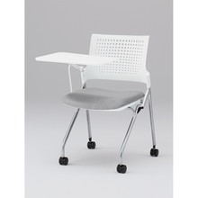 モノンチェア ネスタブルタイプ KLD218SA-Z5W9T7　樹脂メッシュバック・メモ台付 SA張地［T7/ホワイトグレー］