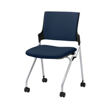 モノンチェア ネスタブルタイプ KLD227PV-Z5T1B2　クロスバック・肘なし 抗ウイルス加工 PV張地［B2/ネイビーブルー］