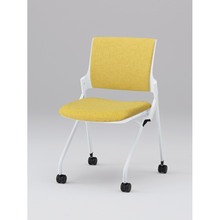 モノンチェア ネスタブルタイプ KLD227SA-W9W9U6　クロスバック・肘なし SA張地［U6/カナリアイエロー］