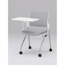 モノンチェア ネスタブルタイプ KLD228SA-Z5W9T7　クロスバック・メモ台付 SA張地［T7/ホワイトグレー］