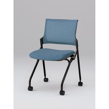 モノンチェア ネスタブルタイプ KLD237JE-T1T1B4　メッシュバック・肘なし JE張地［B4/ダックブルー］