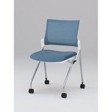 モノンチェア ネスタブルタイプ KLD237JE-Z5W9B4　メッシュバック・肘なし JE張地［B4/ダックブルー］