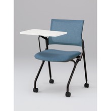 モノンチェア ネスタブルタイプ KLD238JE-T1T1B4　メッシュバック・メモ台付 JE張地［B4/ダックブルー］