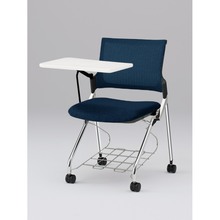 モノンチェア ネスタブルタイプ KLD238JVRZ9T1B2　メッシュバック・メモ台付 抗ウイルス加工 JV張地［B2/ネイビーブルー］