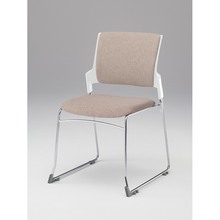 モノンチェア スタッキングタイプ KLD420SA-Z9W9F6　クロスバック・肘なし SA張地［F6/グレイッシュブラウン］