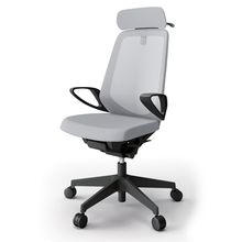 ノートチェア  KJ-156JVX-T1W6 エクストラハイバック  樹脂脚  ループ肘  ランバーサポート付  ハンガー付  抗ウイルス加工 プレーンメッシュバック ナイロン双輪キャスター ［T1×ライトグレーＷ］