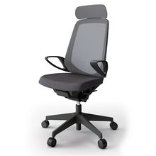 ノートチェア  KJ-176JEEM-T1T3 エクストラハイバック / 樹脂脚 / ループ肘 / テクスチャードメッシュ