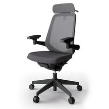 ノートチェア  KJ-177JEXM2T1T3 エクストラハイバック / 樹脂脚 / アジャスタブル肘 / ハンガー / テクスチャードメッシュ
