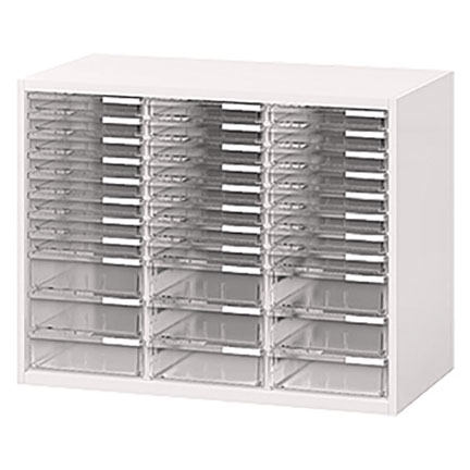 シンラインキャビネット クリスタルトレイ型 上段用 HTM-069KAF-W9