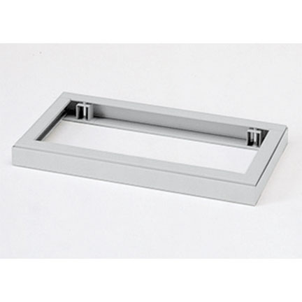 シンラインキャビネット 笠木 HTMA-059KA-WE W450 × D450 [ ライトグレーW / ホワイトグレーW ]