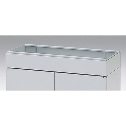 シンラインキャビネット400 笠木 HTSA-129KA-WE W900 × D400 [ ライトグレーW / ホワイトグレーW ]