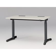 トイロ デスク （ toiro desk ） JZD-1207HA-CTH 昇降スイッチ 塗装脚/ブラック W120 × D67.5cm ラウンドエッジ [ TH/天板61×脚T1］