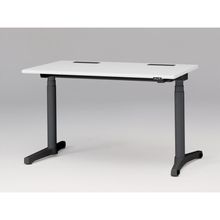 トイロ デスク （ toiro desk ） JZD-1207HA-CTL 昇降スイッチ 塗装脚/ブラック W120 × D67.5cm ラウンドエッジ [ TL/天板W9×脚T1］