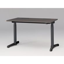 トイロ デスク （ toiro desk ） JZD-1207HA-CTR 昇降スイッチ 塗装脚/ブラック W120 × D67.5cm ラウンドエッジ [ TR/天板81×脚T1］