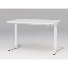 トイロデスク インジケーター付 平エッジ　JZD-1207HB-AWL　［脚：W9/ホワイト×天板：W9/ホワイトW］