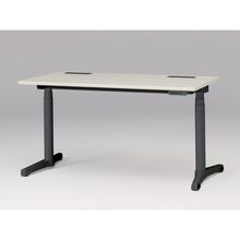 トイロ デスク （ toiro desk ） JZD-1407HB-CTH 表示付昇降スイッチ 塗装脚/ブラック W140 × D67.5cm ラウンドエッジ [ TH/天板61×脚T1］