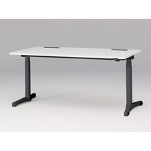 トイロ デスク （ toiro desk ） JZD-1608HA-CTL 昇降スイッチ 塗装脚/ブラック W160 × D77.5cm ラウンドエッジ [ TL/天板W9×脚T1］