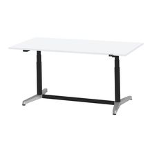 トイロ テーブル （ toiro table ） JZT-1809NA-APL プレーン天板 昇降スイッチ アルミミラー脚 W180 × D90cm [ PL/W9/ホワイト］