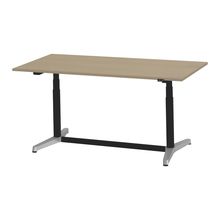 トイロ テーブル （ toiro table ） JZT-1809NA-APM プレーン天板 昇降スイッチ アルミミラー脚 W180 × D90cm [ PM/71/AオークM］