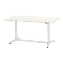 トイロ テーブル （ toiro table ） JZT-1809NA-AWH プレーン天板 昇降スイッチ 塗装脚 W180 × D90cm [ WH/天板61×脚W9］