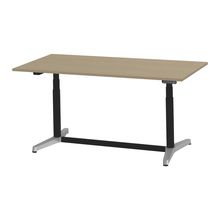 トイロ テーブル （ toiro table ） JZT-1809NB-APM プレーン天板 表示付昇降スイッチ アルミミラー脚 W180 × D90cm [ PM/71/AオークM］