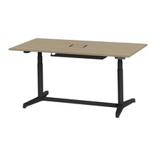 トイロ テーブル （ toiro table ） JZT-1809WB1-ATM 配線対応天板 表示付昇降スイッチ 塗装脚 W180 × D90cm [ TM/天板71×脚T1］