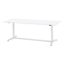 トイロ テーブル （ toiro table ） JZT-2409NA-AWL プレーン天板 昇降スイッチ 塗装脚 W240 × D90cm [ WL/天板W9×脚W9］