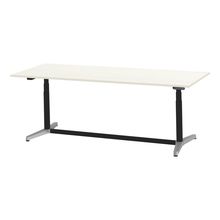 トイロ テーブル （ toiro table ） JZT-2409NB2-APH プレーン天板 表示付昇降スイッチ アルミミラー脚 W240 × D90cm [ PH/61/AパインL］