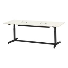トイロ テーブル （ toiro table ） JZT-2409WA1-ATH 配線対応天板 昇降スイッチ 塗装脚 W240 × D90cm [ TH/天板61×脚T1］