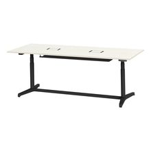 トイロ テーブル （ toiro table ） JZT-2409WB1-ATH 配線対応天板 表示付昇降スイッチ 塗装脚 W240 × D90cm [ TH/天板61×脚T1］