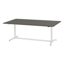 トイロ テーブル （ toiro table ） JZT-2412NA-AWR プレーン天板 昇降スイッチ 塗装脚 W240 × D120cm [ WR/天板81×脚W9］