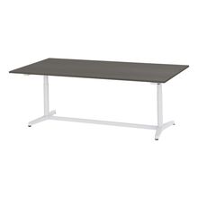 トイロ テーブル （ toiro table ） JZT-2412NB-AWR プレーン天板 表示付昇降スイッチ 塗装脚 W240 × D120cm [ WR/天板81×脚W9］