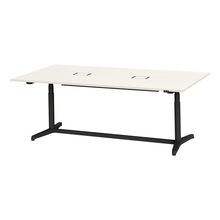 トイロ テーブル （ toiro table ） JZT-2412WA1-ATH 配線対応天板 昇降スイッチ 塗装脚 W240 × D120cm [ TH/天板61×脚T1］