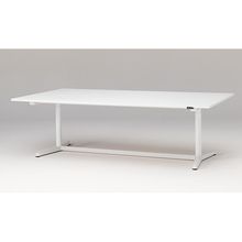 トイロ テーブル （ toiro table ） JZT-2412WA1-AWL 配線対応天板 昇降スイッチ 塗装脚 W240 × D120cm [ WL/天板W9×脚W9］