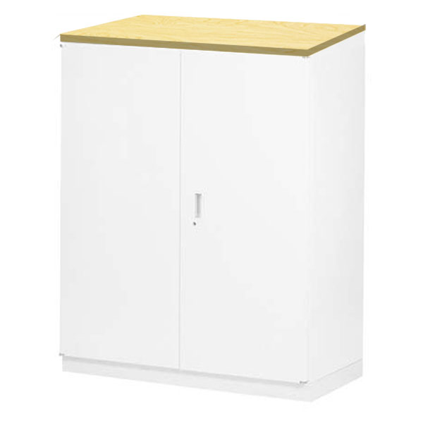 サリダストレージ W800 両開き3段+木目天板 本体（下置き）