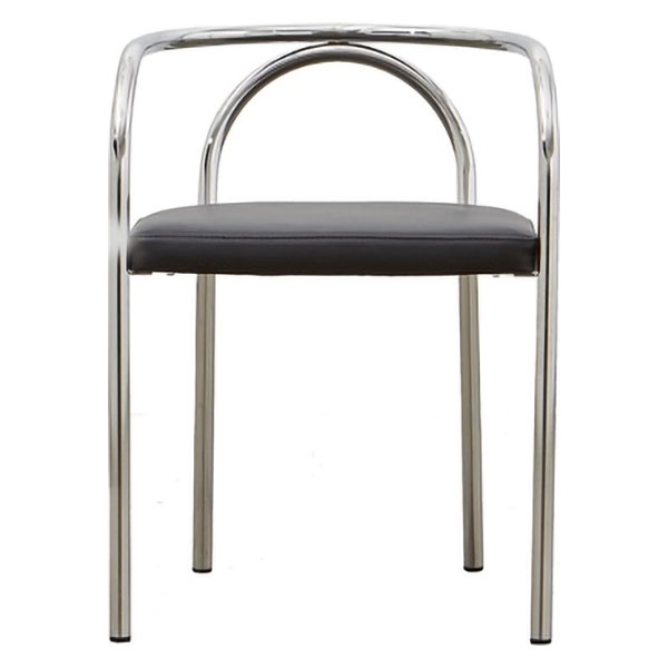 PH CHAIR 皮革張り［フレーム：Z9/クロム 張地:01/ブラック］