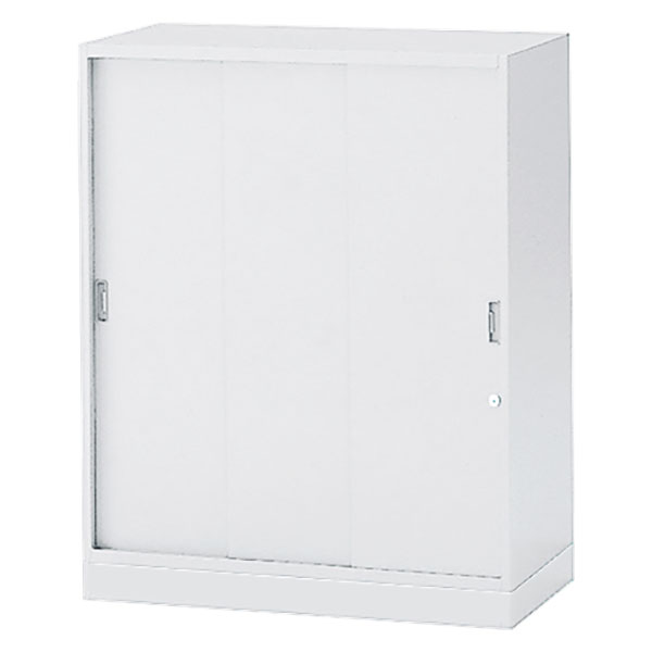 シンラインキャビネット H1038タイプ  EHTM-109RSN-W9 3枚引戸型/ベース付/下段用 ［W9/ホワイト］