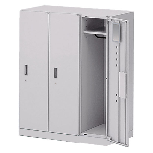 シンラインキャビネット H1038タイプ  EHTM-109TWS-WE 3人用ワードローブ型/ベース付/下段用 ［WE/ホワイトグレー］