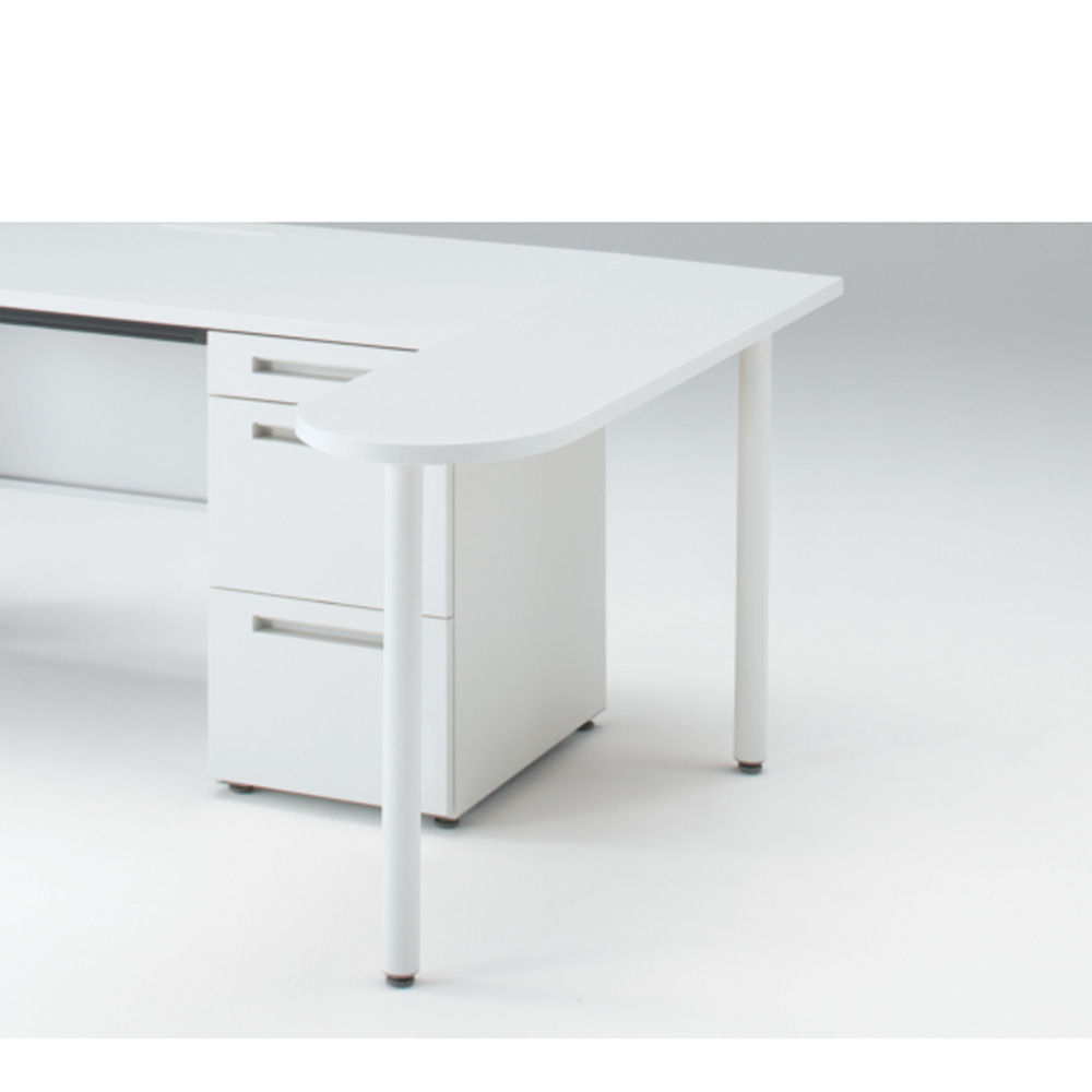 CZRデスク ミーティングテーブル CZR-033WG-9W9  W350× D1300 [ 本体: ホワイトW・天板: W9 / ホワイトW]