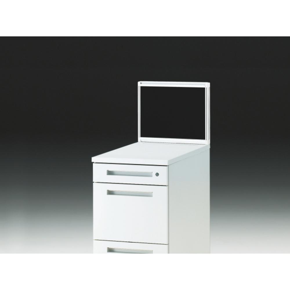 CZRデスク 机上フロントパネル W400用 机上320 布地FR CZR-043WBR-9W2 ［W9×オフブラック］