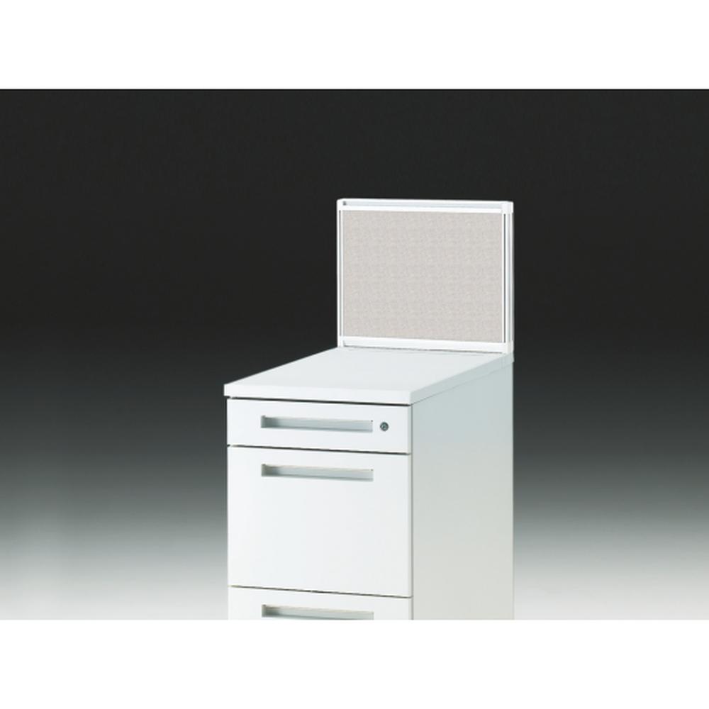 CZRデスク 机上フロントパネル W400用 机上320 不織布FY CZR-043WBY-9C7 ［W9×ホワイトグレー］