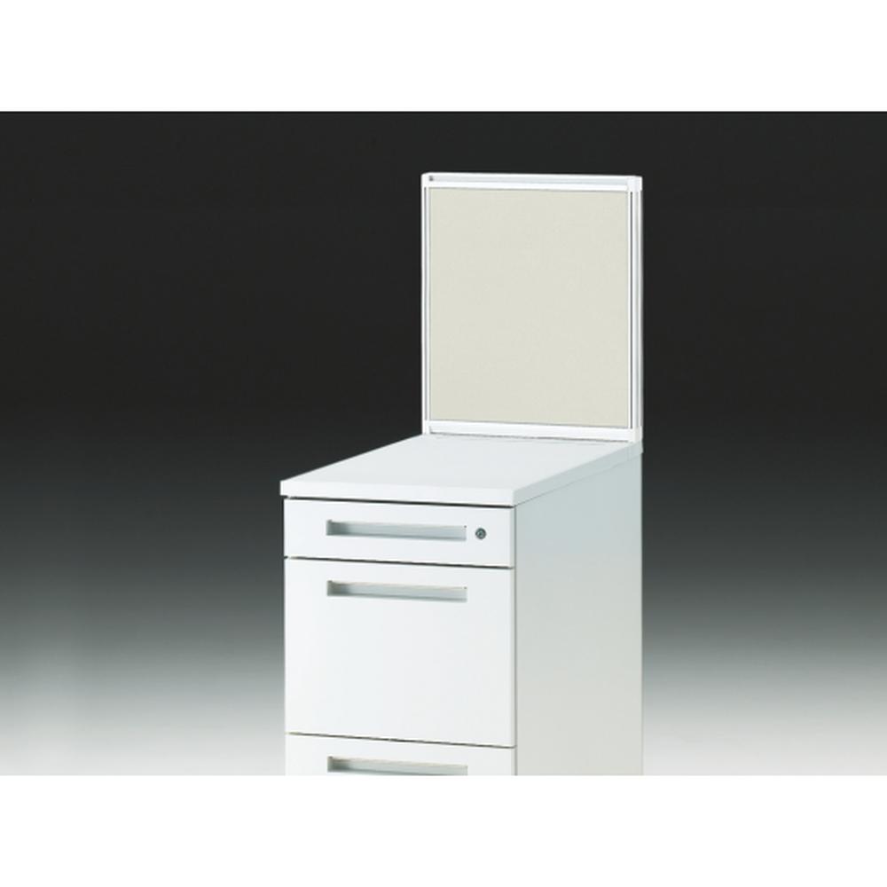 CZRデスク 机上フロントパネル W400用 机上450 布地FR CZR-044WBR-9H9 ［W9×エクリュベージュ］