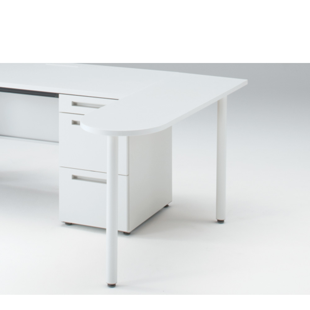 CZRデスク ミーティングテーブル CZR-044WG-9W9  W400× D400 [ 本体: ホワイトW・天板: W9 / ホワイトW]