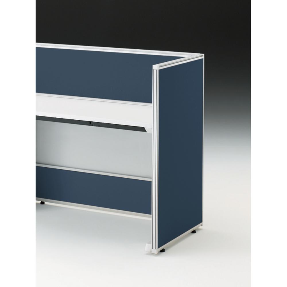 CZRデスク エンドロングパネル 片面 D600用 机上320 布地C CZR-060XHC-9N2 ［W9×インディゴブルー］