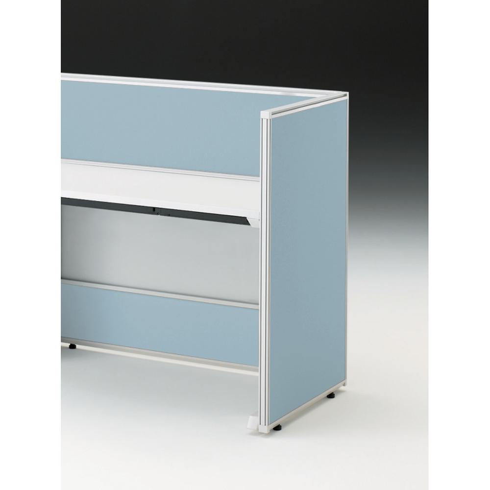 CZRデスク エンドロングパネル 片面 D600用 机上320 布地C CZR-060XHC-9S5 ［W9×ミストブルー］