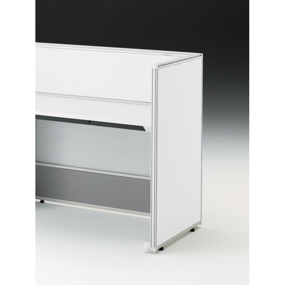 CZRデスク エンドロングパネル 片面 D600用 机上320 スチール CZR-060XHF-9W9 ［ホワイト］